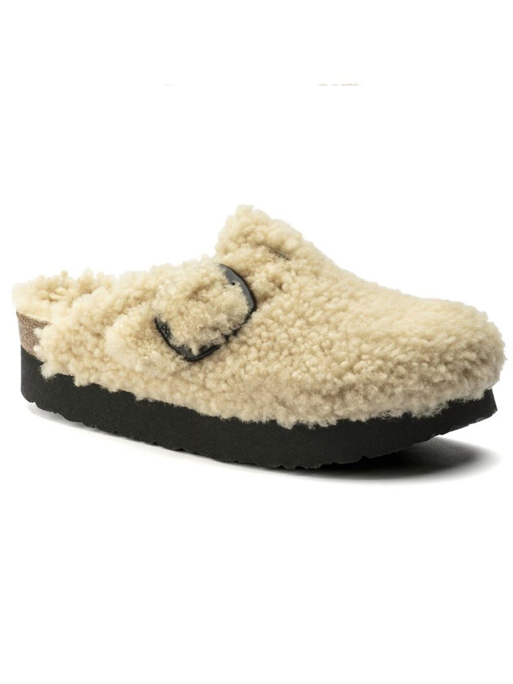 Birkenstock Boston Big Buckle Teddy Shearling Platform - 37 (6.5) - Picture 8 of 15